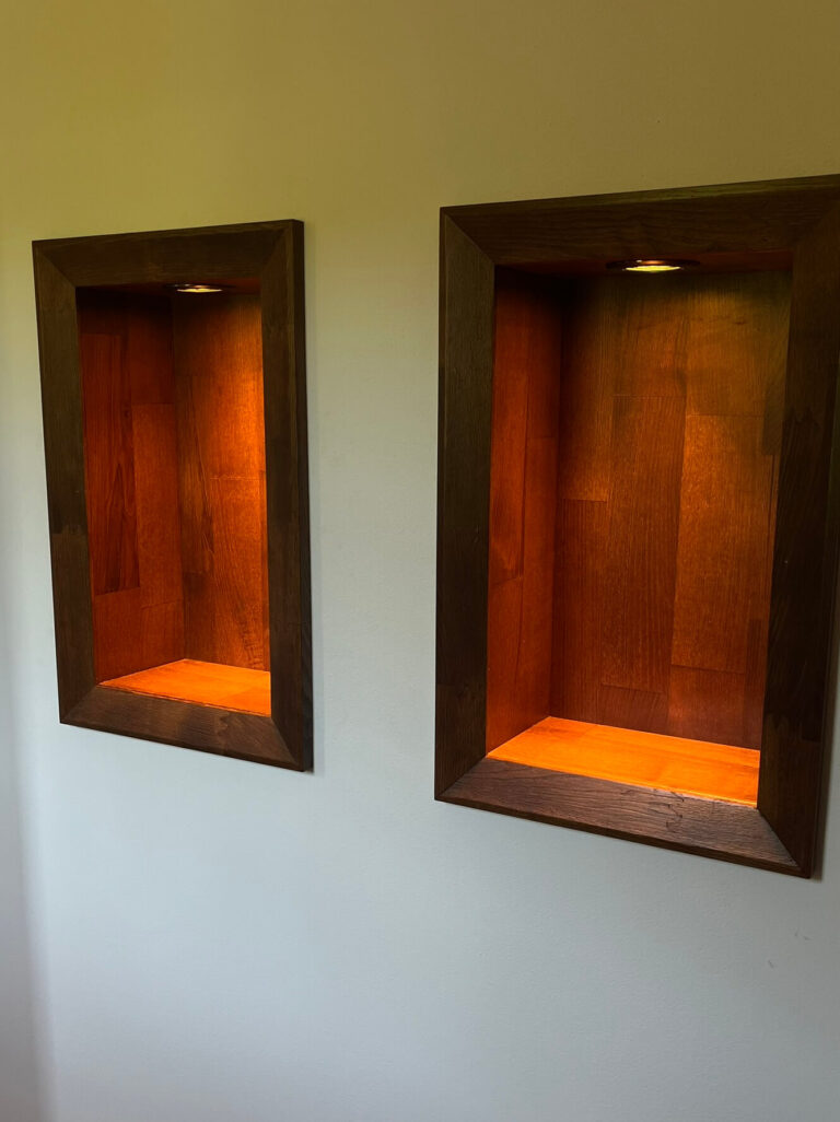 Vitríny s osvětlením