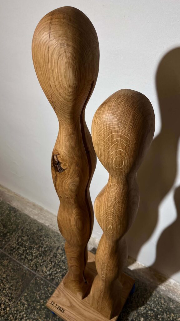 Ambientní lampa - dvě siluety